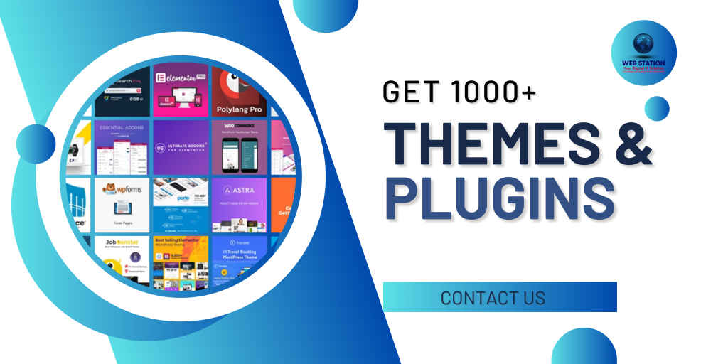 themes & plugins banner for web station